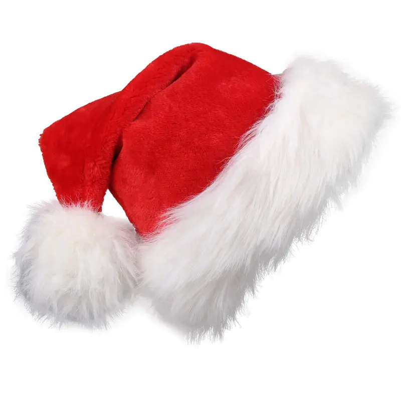 christmas santa hat xmas long plush holiday red hat for adults and kids unisex 2025 new year festive party supplies gifts christmas santa hat xmas long plush holiday red hat for adults and kids unisex 2025 new year festive party supplies gifts